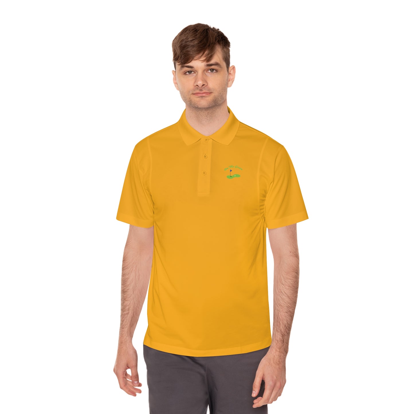 Men's Sport Polo Shirt - Comfort Fit Activewear for Golf and Casual Outings