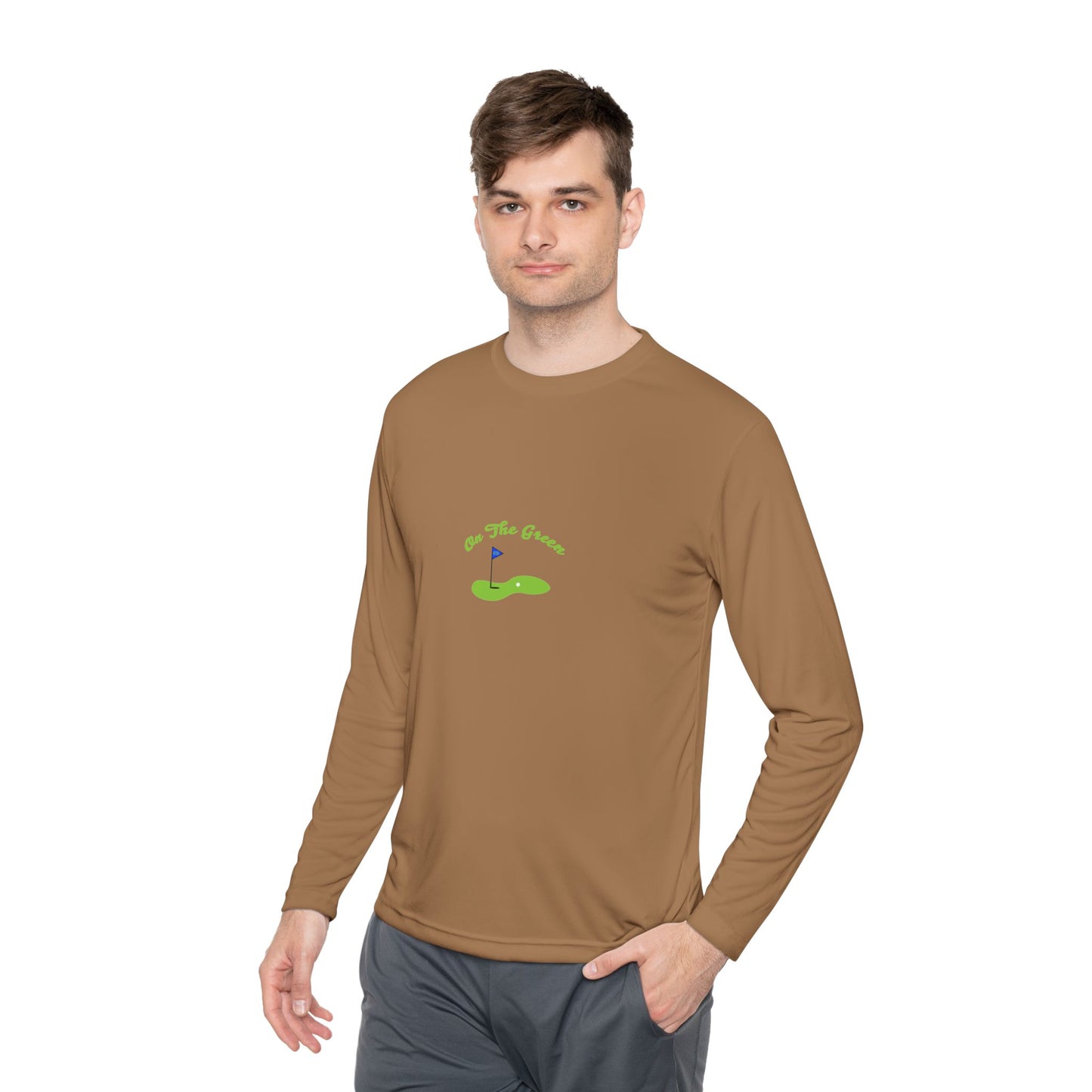On The Green Unisex Lightweight Long Sleeve Tee for Golf Lovers
