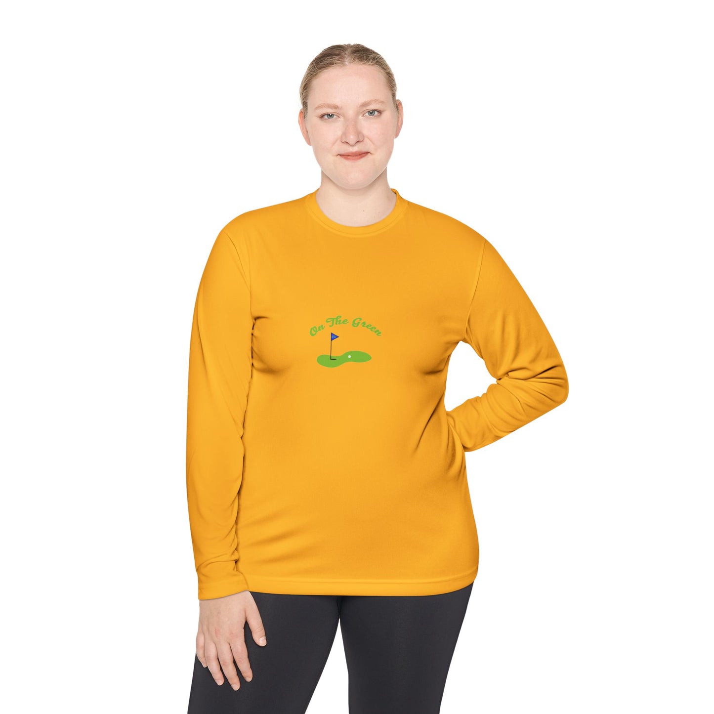On The Green Unisex Lightweight Long Sleeve Tee for Golf Lovers