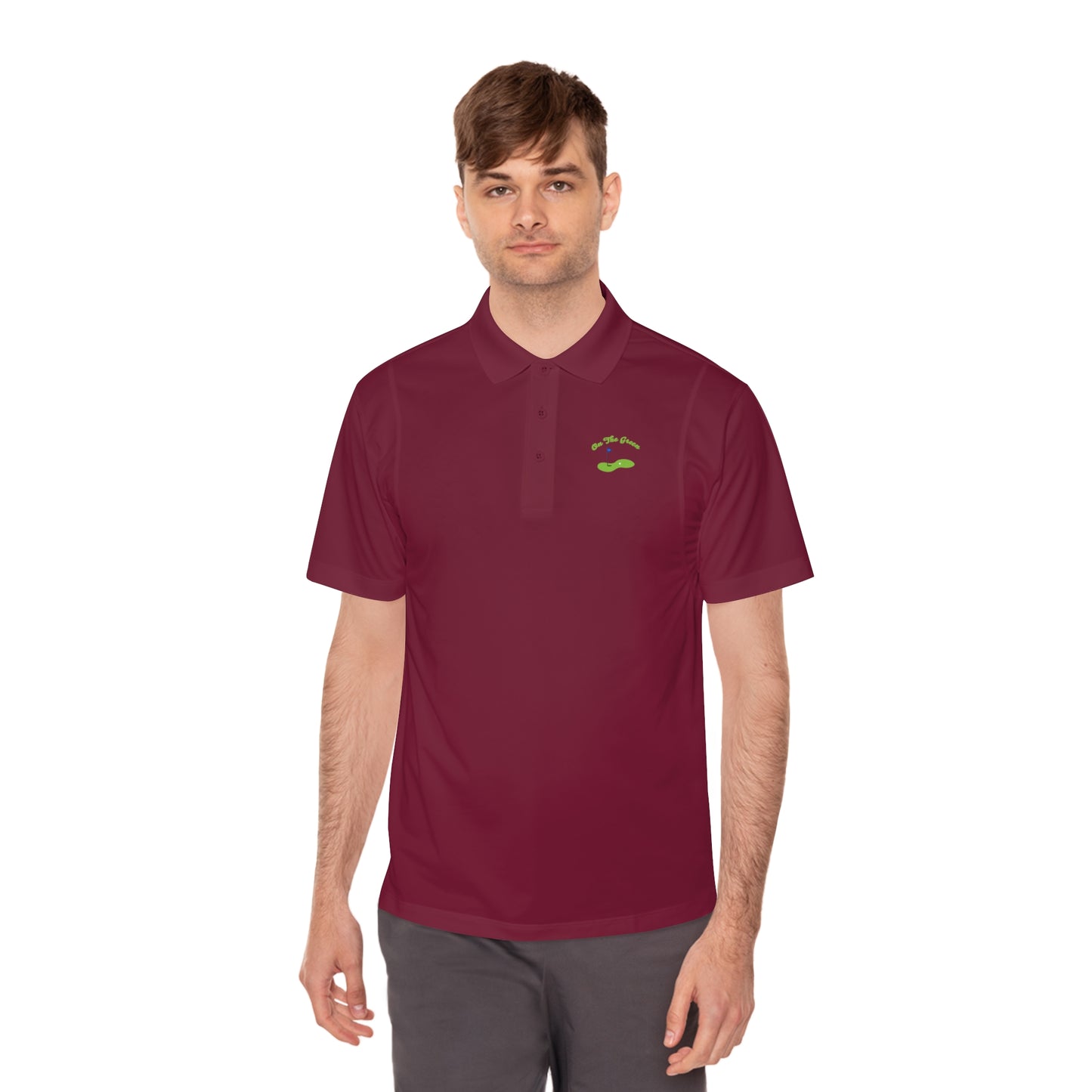 Men's Sport Polo Shirt - Comfort Fit Activewear for Golf and Casual Outings
