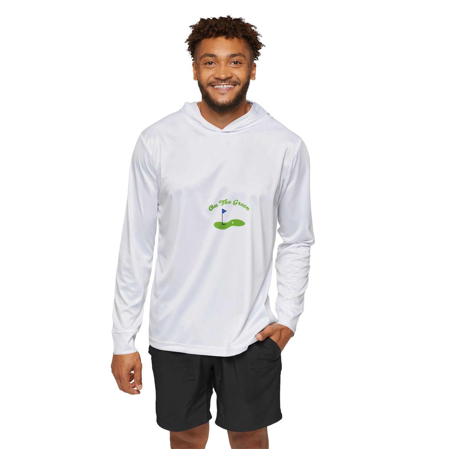 Men's Sports Warmup Hoodie - On The Green Golf Hoodie