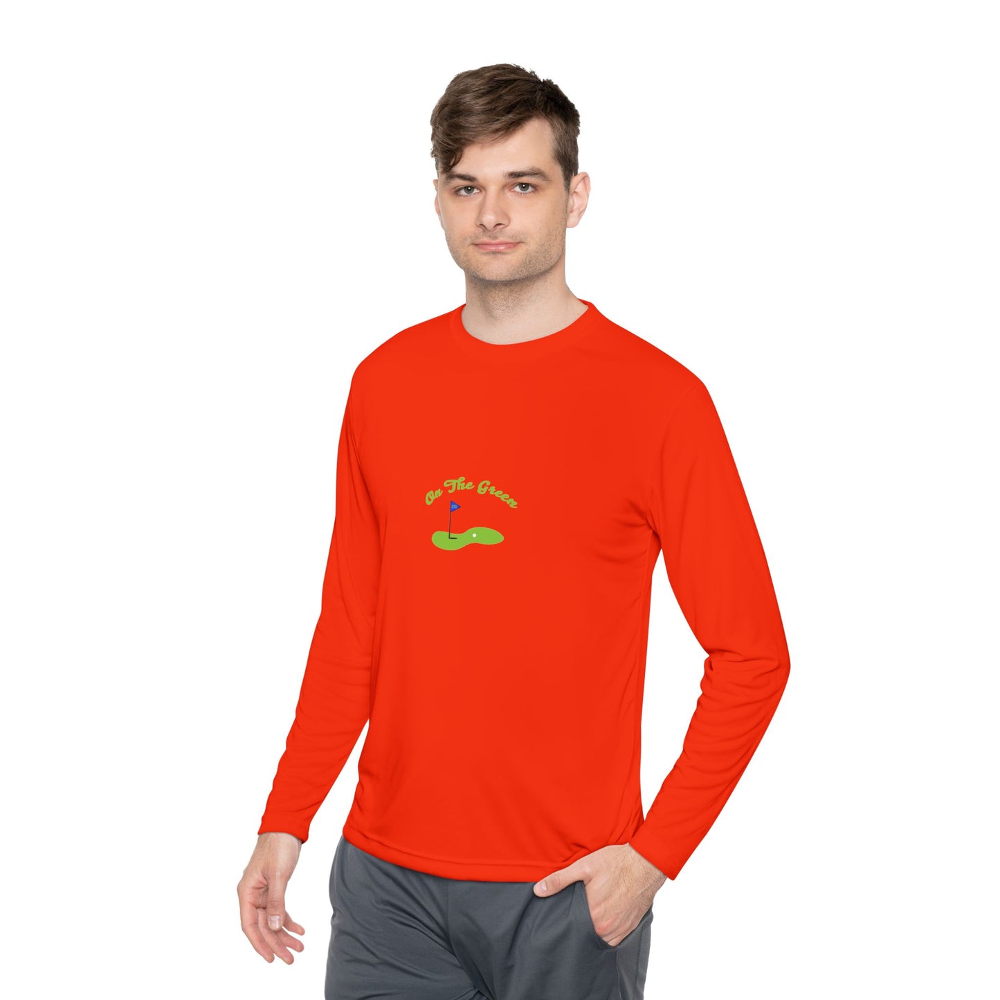On The Green Unisex Lightweight Long Sleeve Tee for Golf Lovers