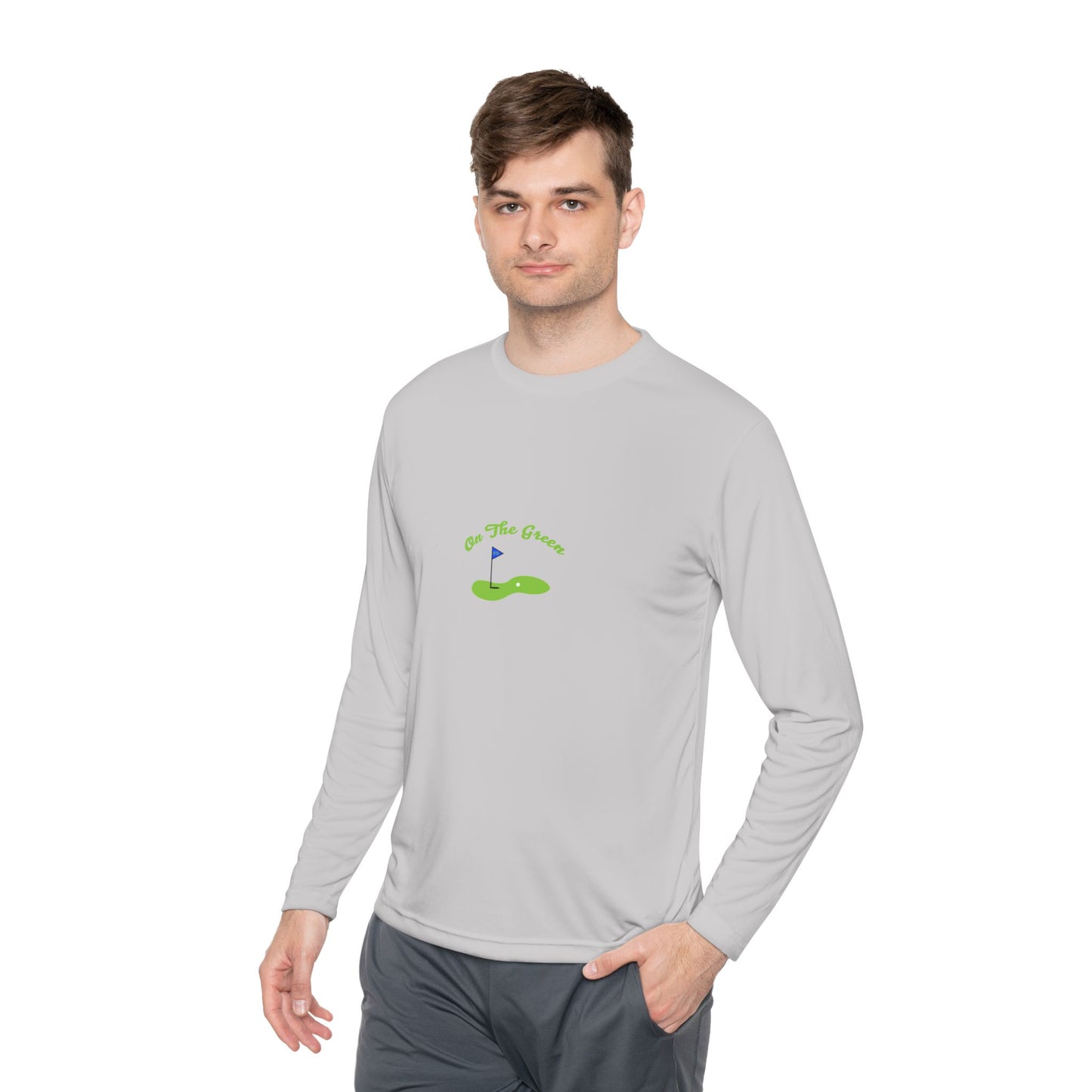 On The Green Unisex Lightweight Long Sleeve Tee for Golf Lovers