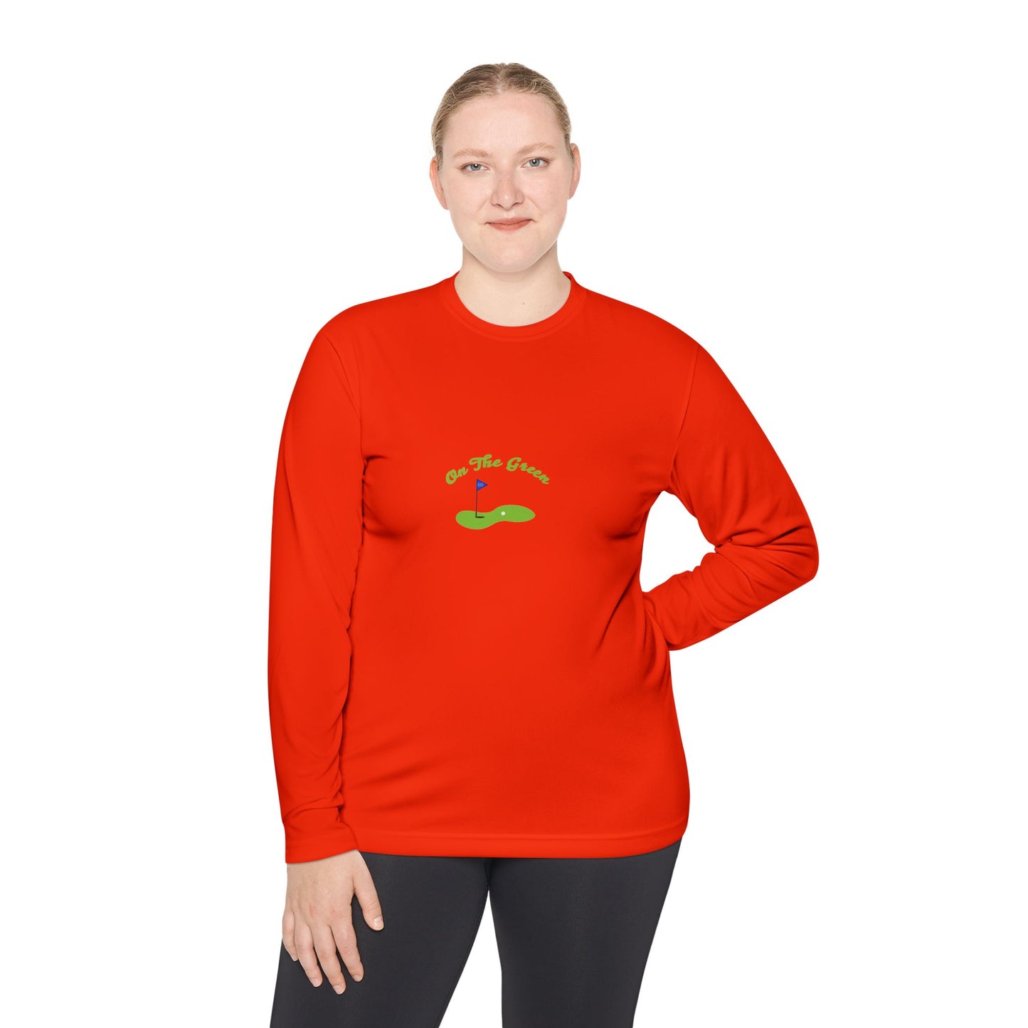 On The Green Unisex Lightweight Long Sleeve Tee for Golf Lovers