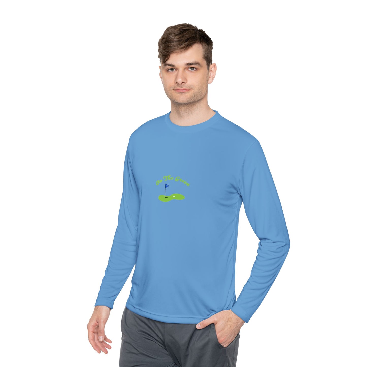 On The Green Unisex Lightweight Long Sleeve Tee for Golf Lovers