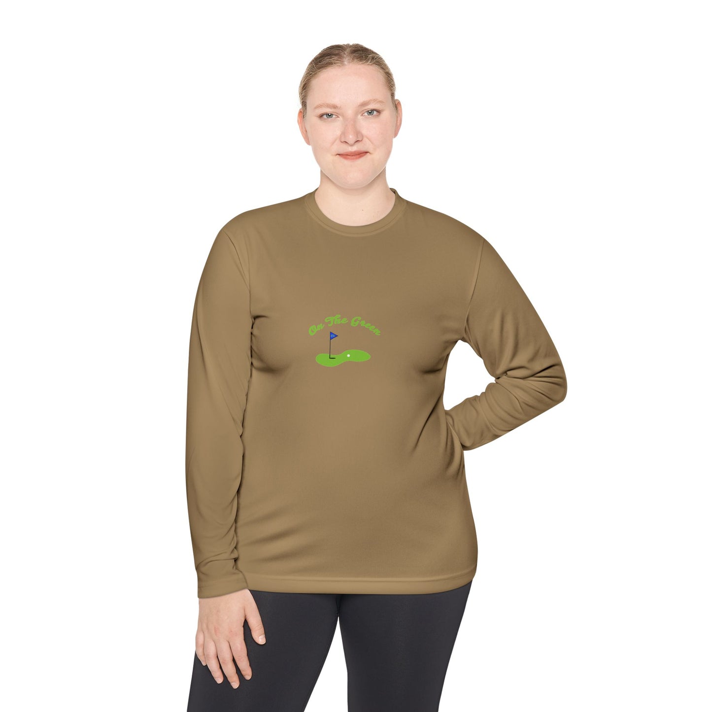On The Green Unisex Lightweight Long Sleeve Tee for Golf Lovers