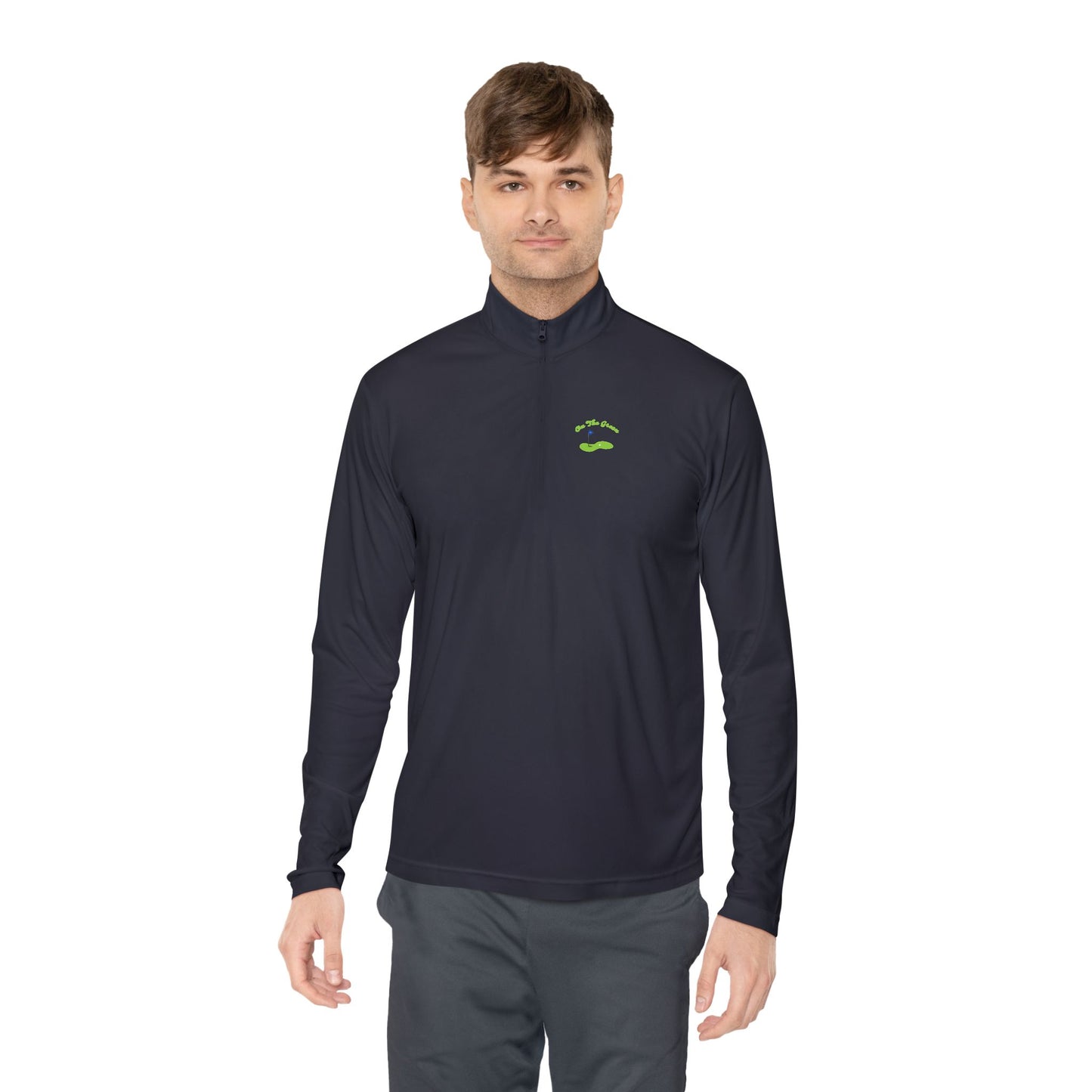 Eco-Friendly Unisex Quarter-Zip Pullover - Perfect for Outdoor Adventures