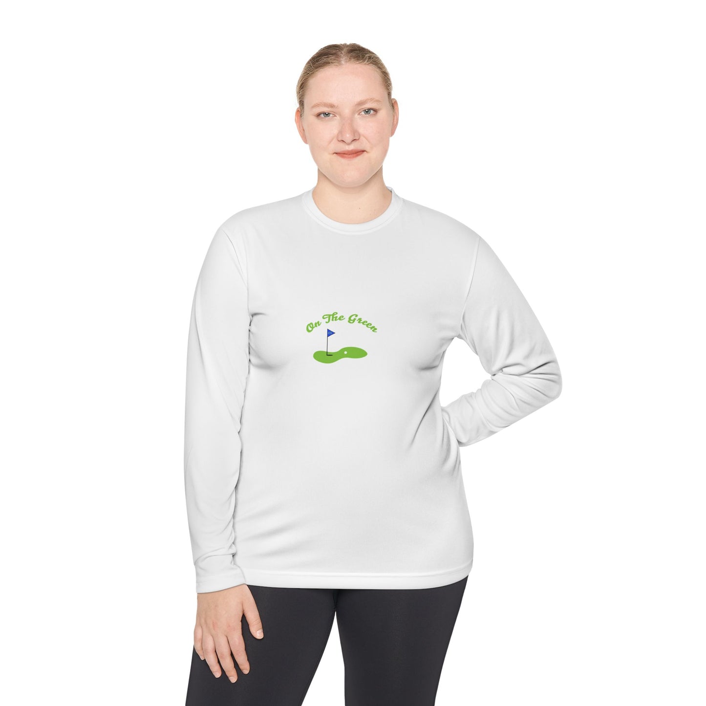 On The Green Unisex Lightweight Long Sleeve Tee for Golf Lovers