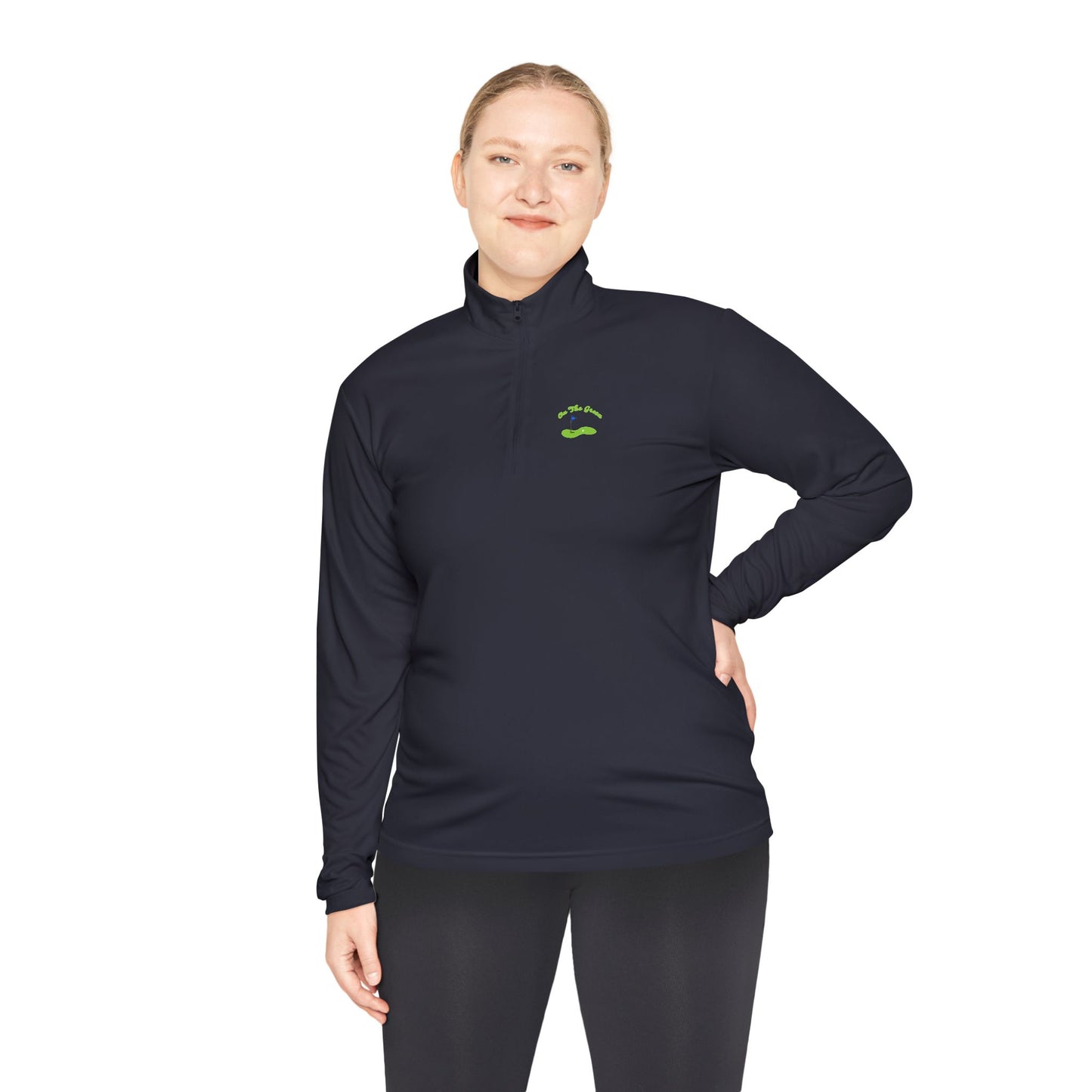 Eco-Friendly Unisex Quarter-Zip Pullover - Perfect for Outdoor Adventures