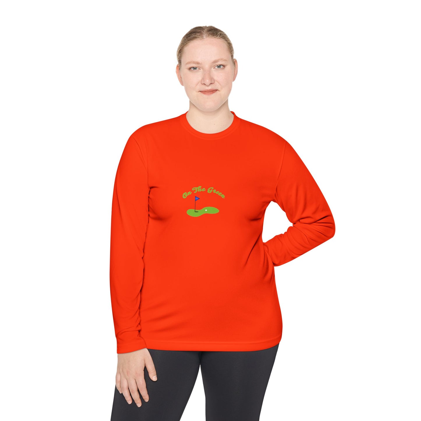 On The Green Unisex Lightweight Long Sleeve Tee for Golf Lovers