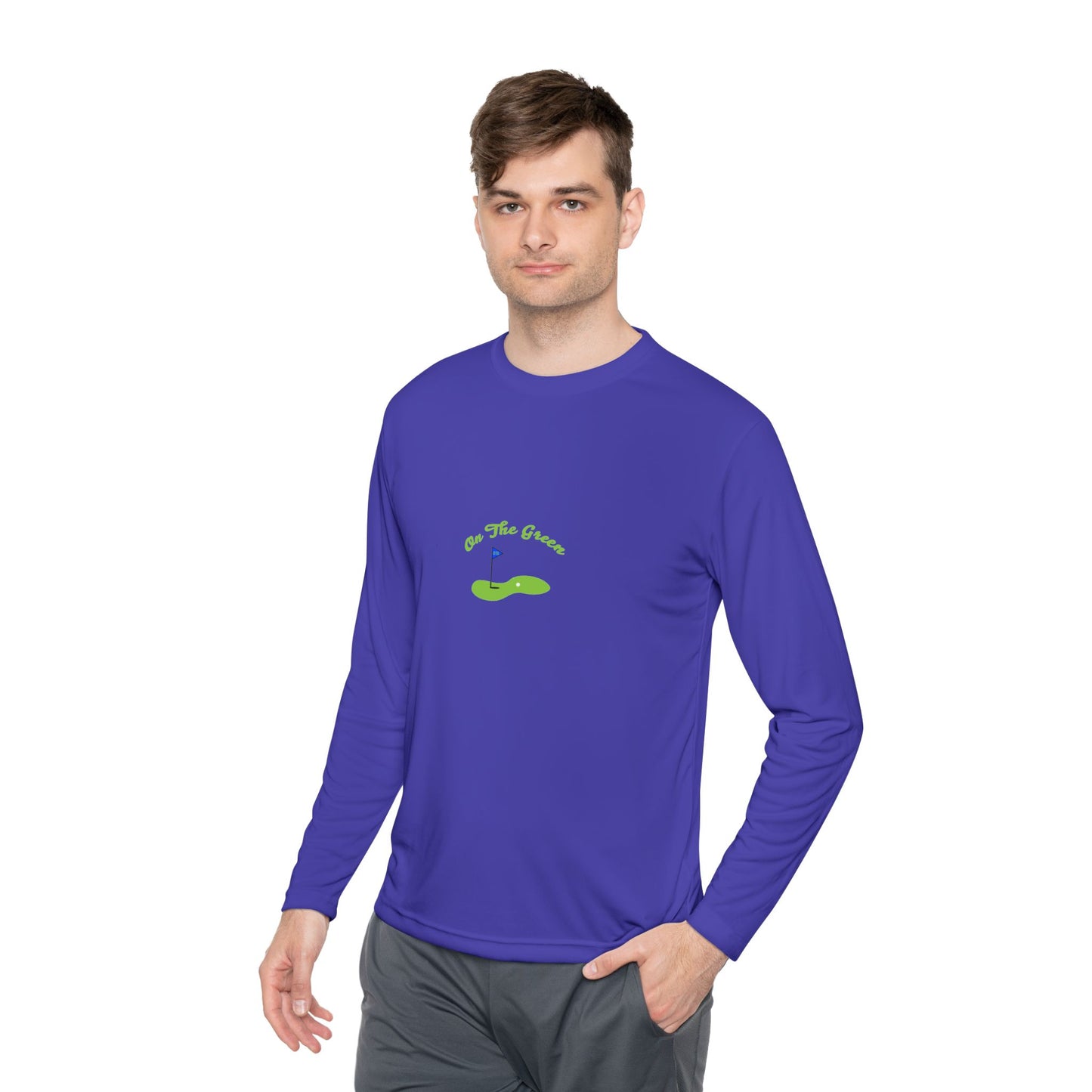 On The Green Unisex Lightweight Long Sleeve Tee for Golf Lovers