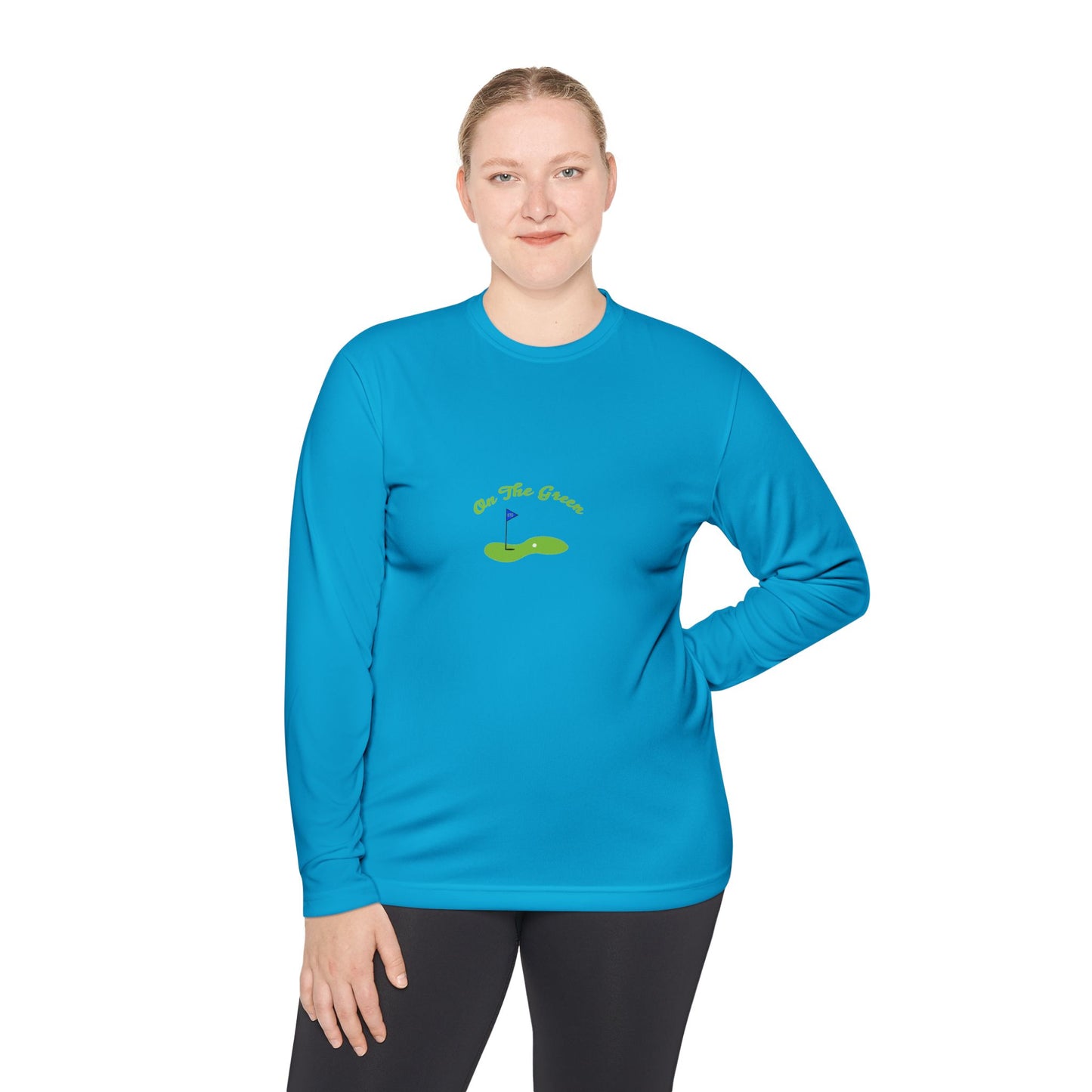 On The Green Unisex Lightweight Long Sleeve Tee for Golf Lovers