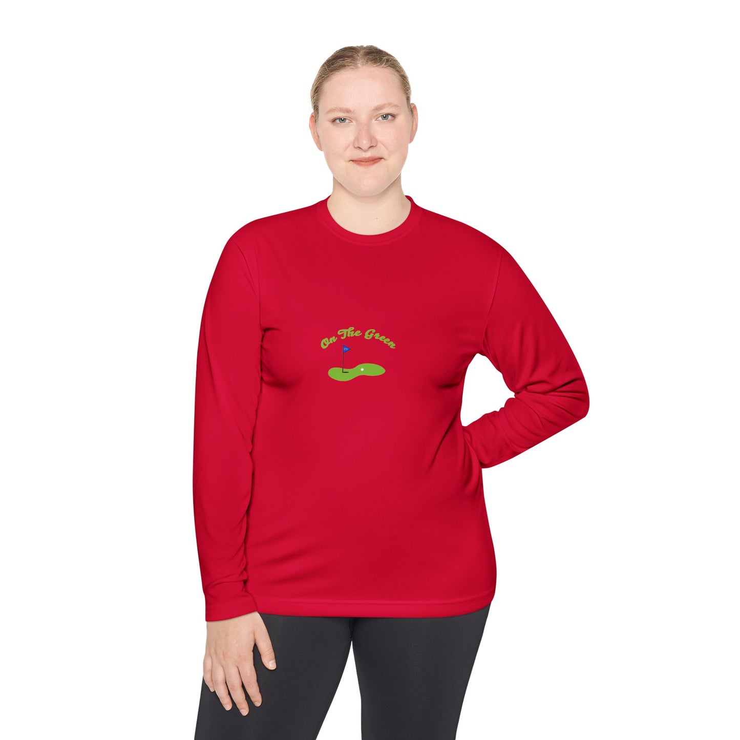 On The Green Unisex Lightweight Long Sleeve Tee for Golf Lovers