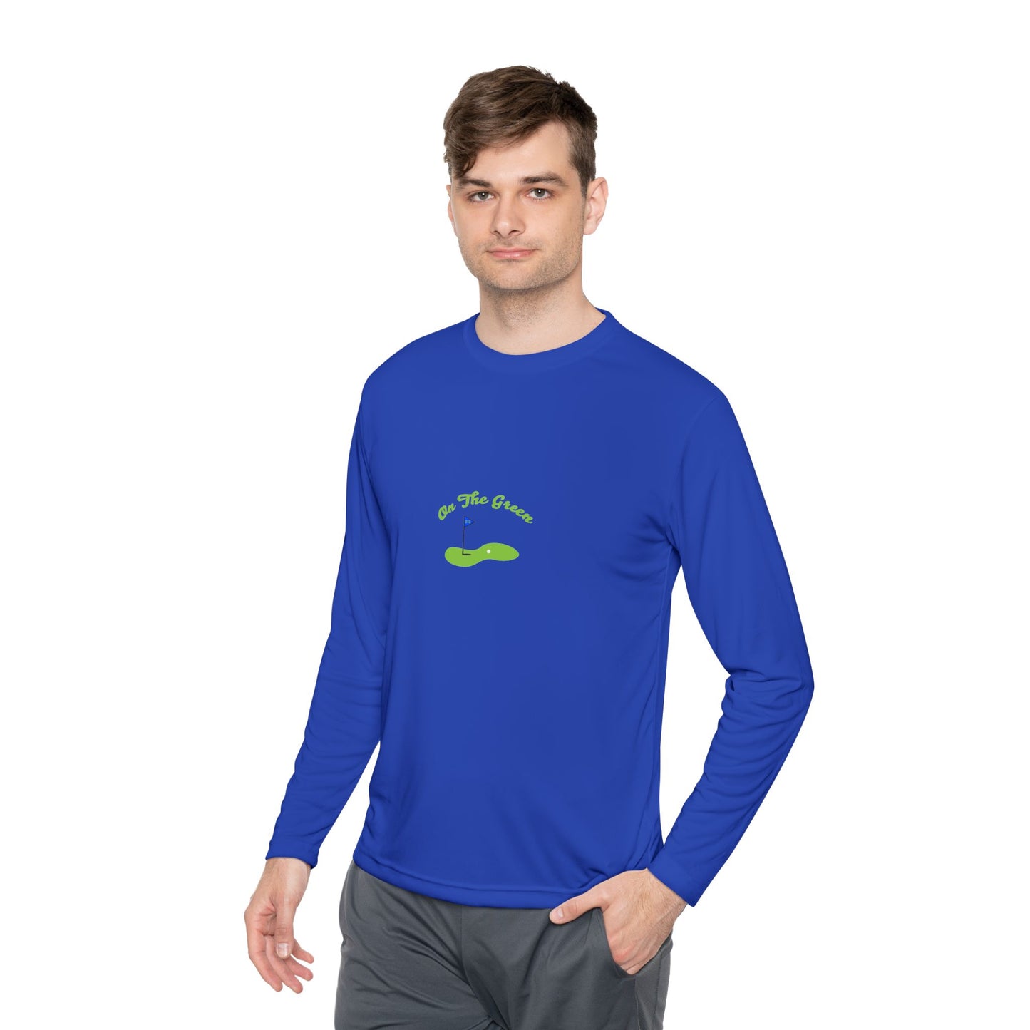 On The Green Unisex Lightweight Long Sleeve Tee for Golf Lovers
