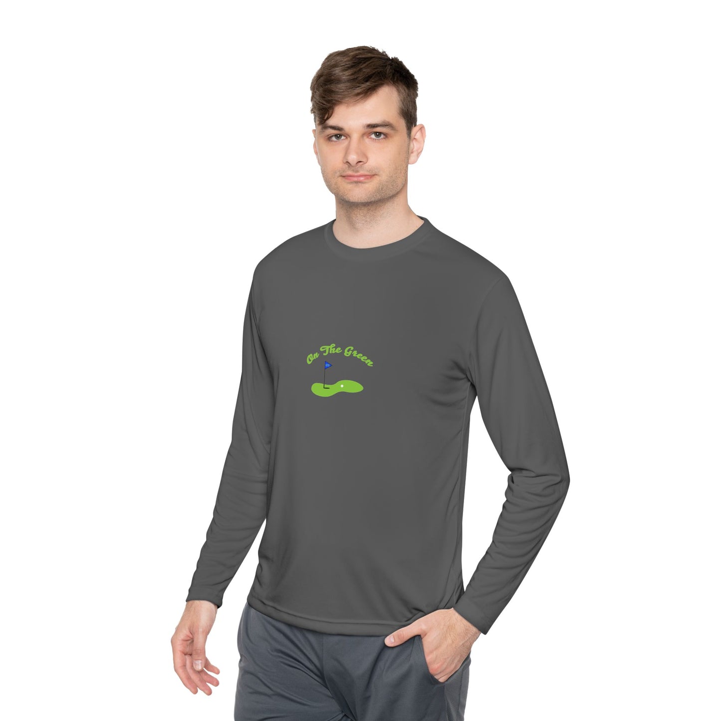 On The Green Unisex Lightweight Long Sleeve Tee for Golf Lovers