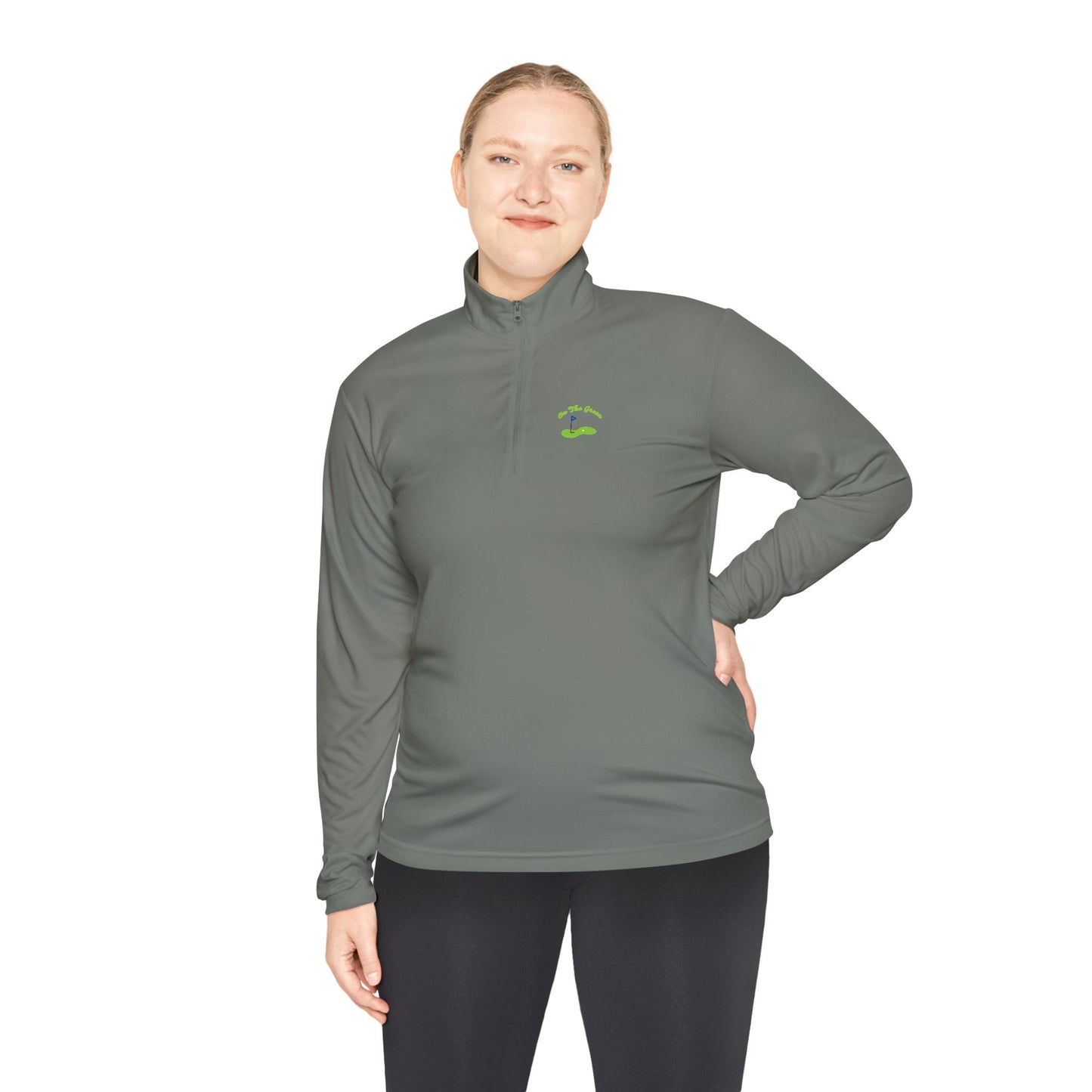 Eco-Friendly Unisex Quarter-Zip Pullover - Perfect for Outdoor Adventures