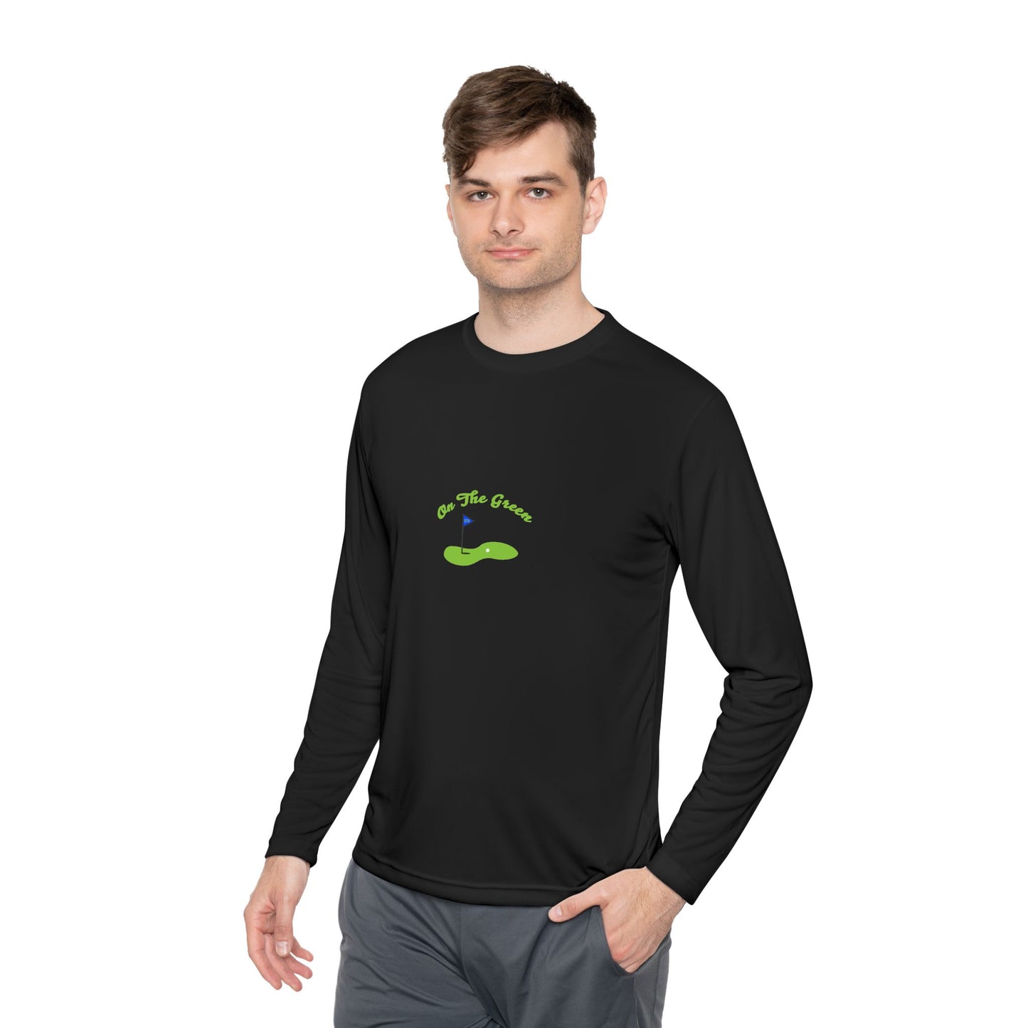 On The Green Unisex Lightweight Long Sleeve Tee for Golf Lovers