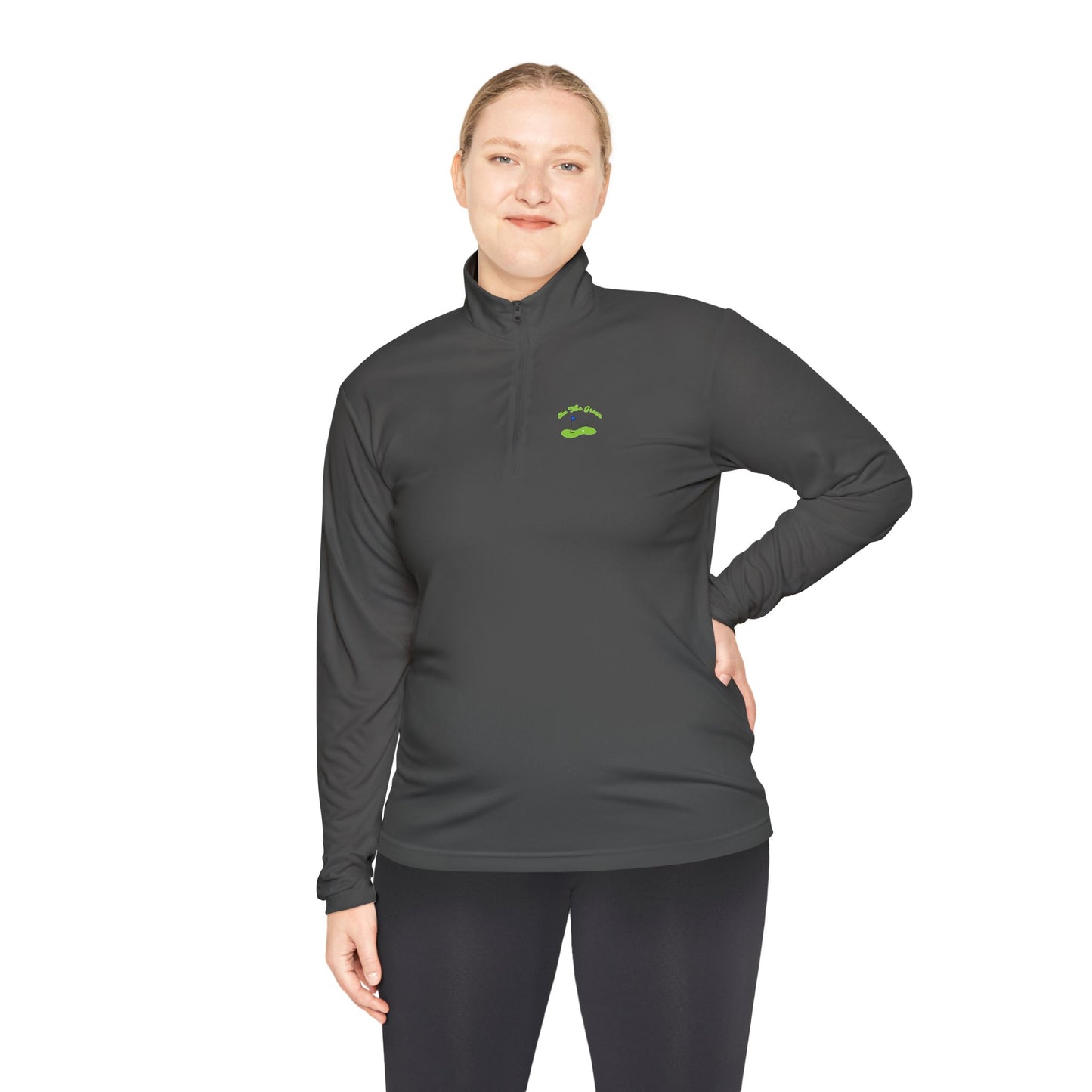 Eco-Friendly Unisex Quarter-Zip Pullover - Perfect for Outdoor Adventures