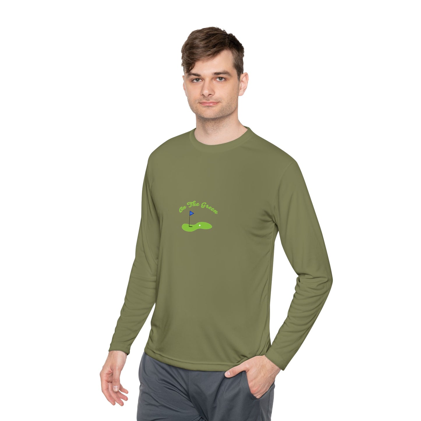 On The Green Unisex Lightweight Long Sleeve Tee for Golf Lovers