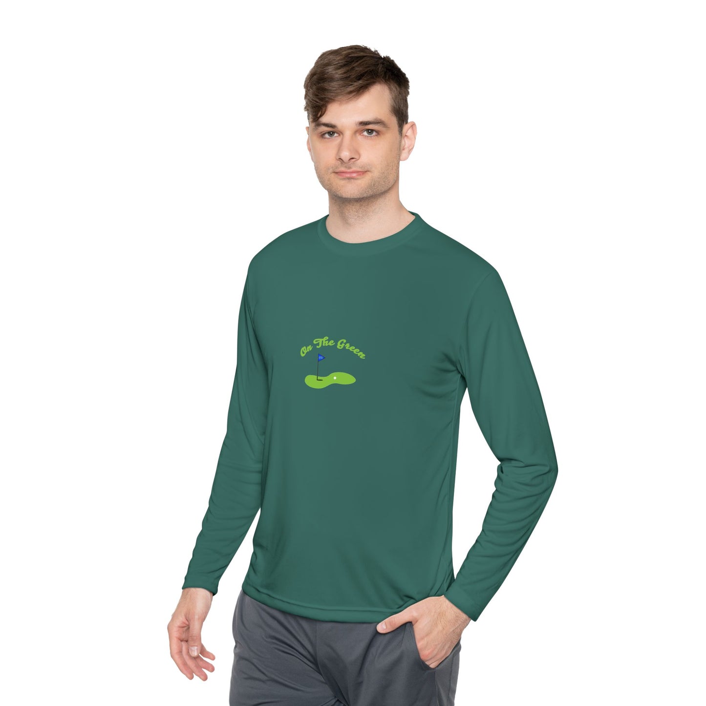 On The Green Unisex Lightweight Long Sleeve Tee for Golf Lovers