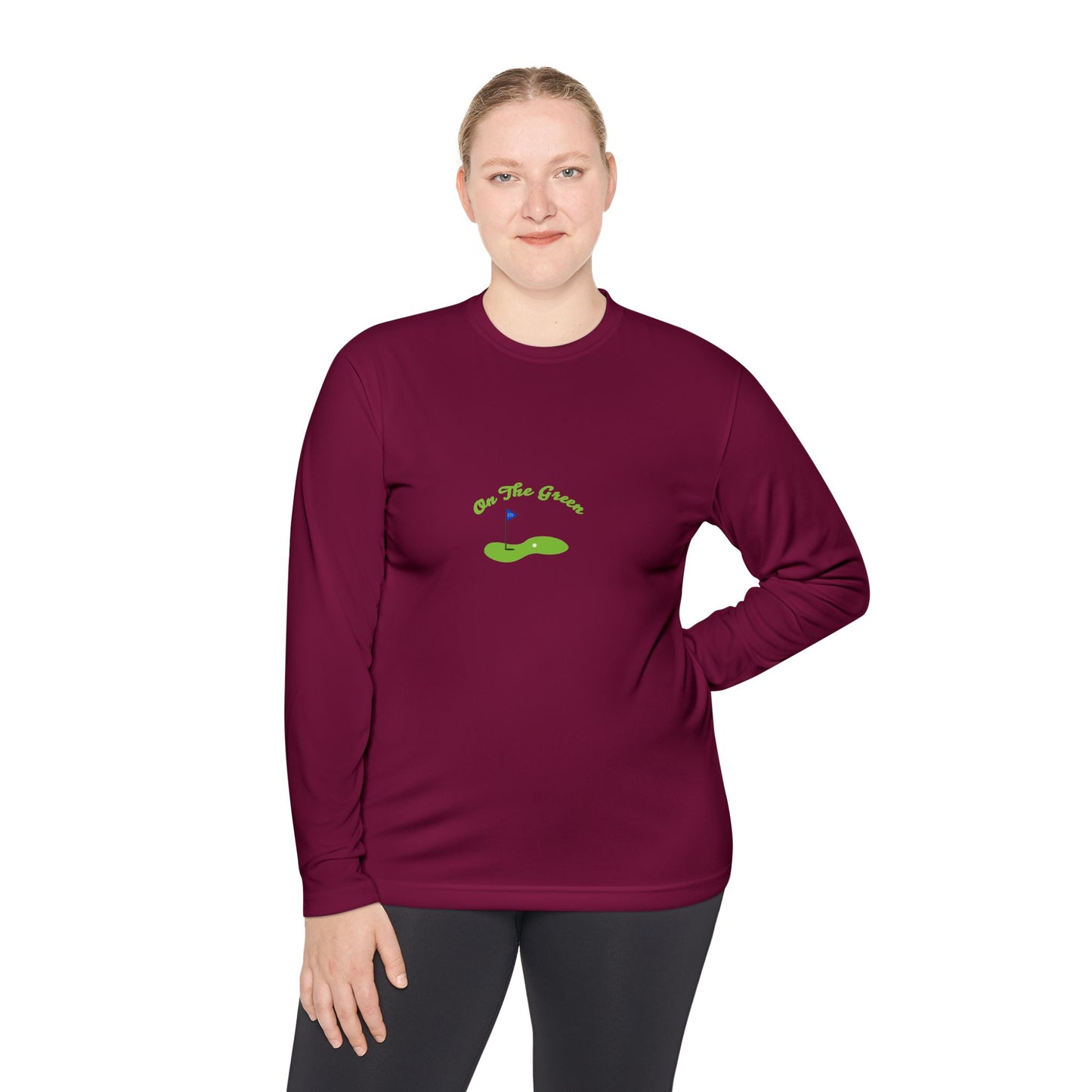 On The Green Unisex Lightweight Long Sleeve Tee for Golf Lovers
