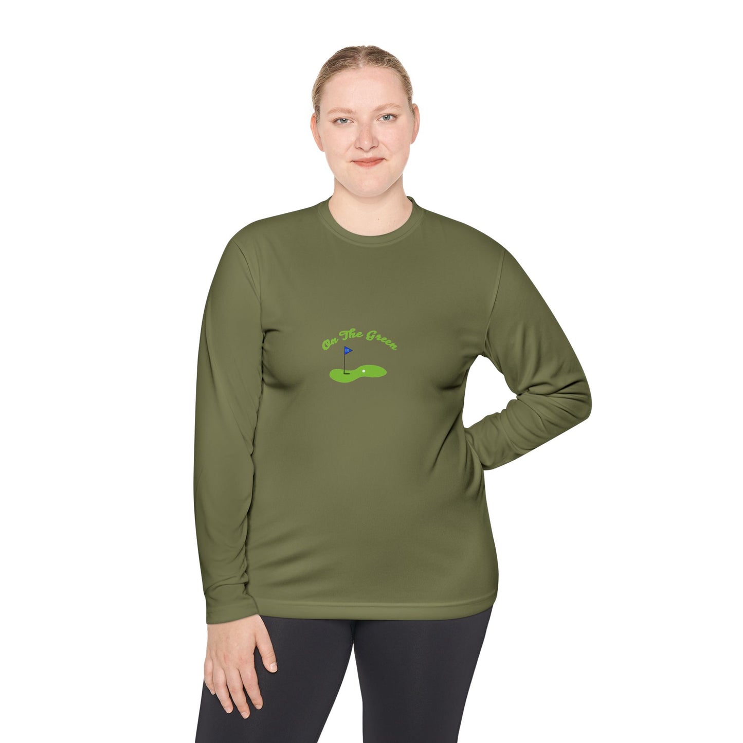 On The Green Unisex Lightweight Long Sleeve Tee for Golf Lovers