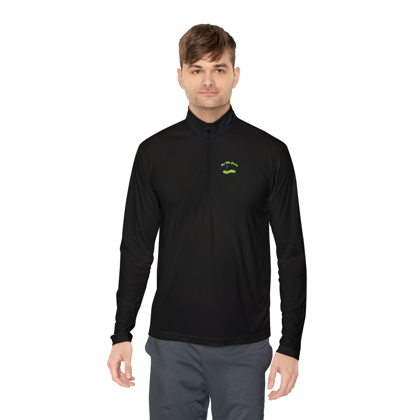 Eco-Friendly Unisex Quarter-Zip Pullover - Perfect for Outdoor Adventures