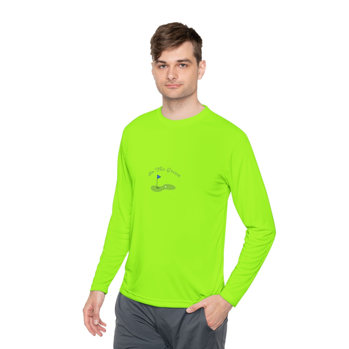 On The Green Unisex Lightweight Long Sleeve Tee for Golf Lovers