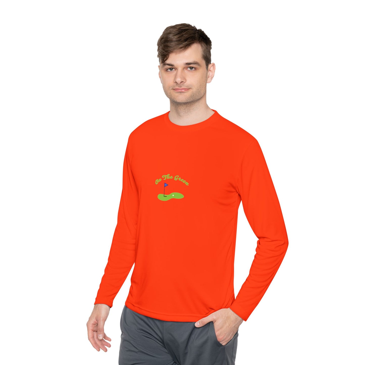 On The Green Unisex Lightweight Long Sleeve Tee for Golf Lovers
