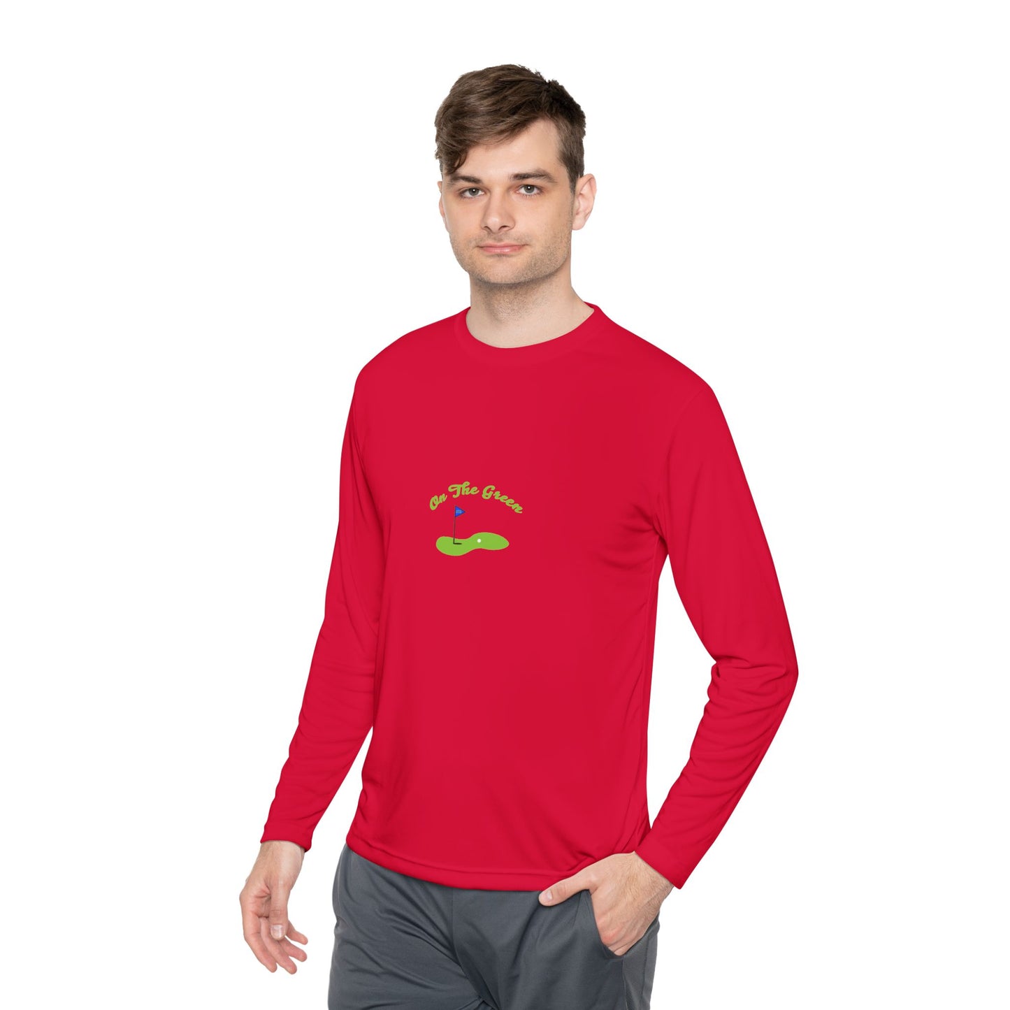 On The Green Unisex Lightweight Long Sleeve Tee for Golf Lovers
